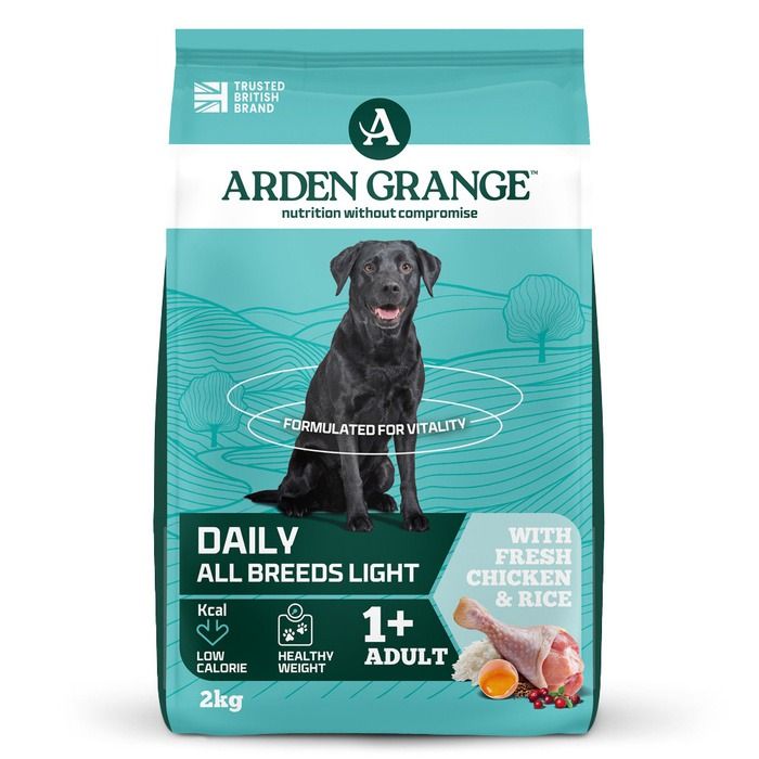 Arden Grange Daily All Breeds Light Adult Fresh Chicken & Rice Dry Dog Food
