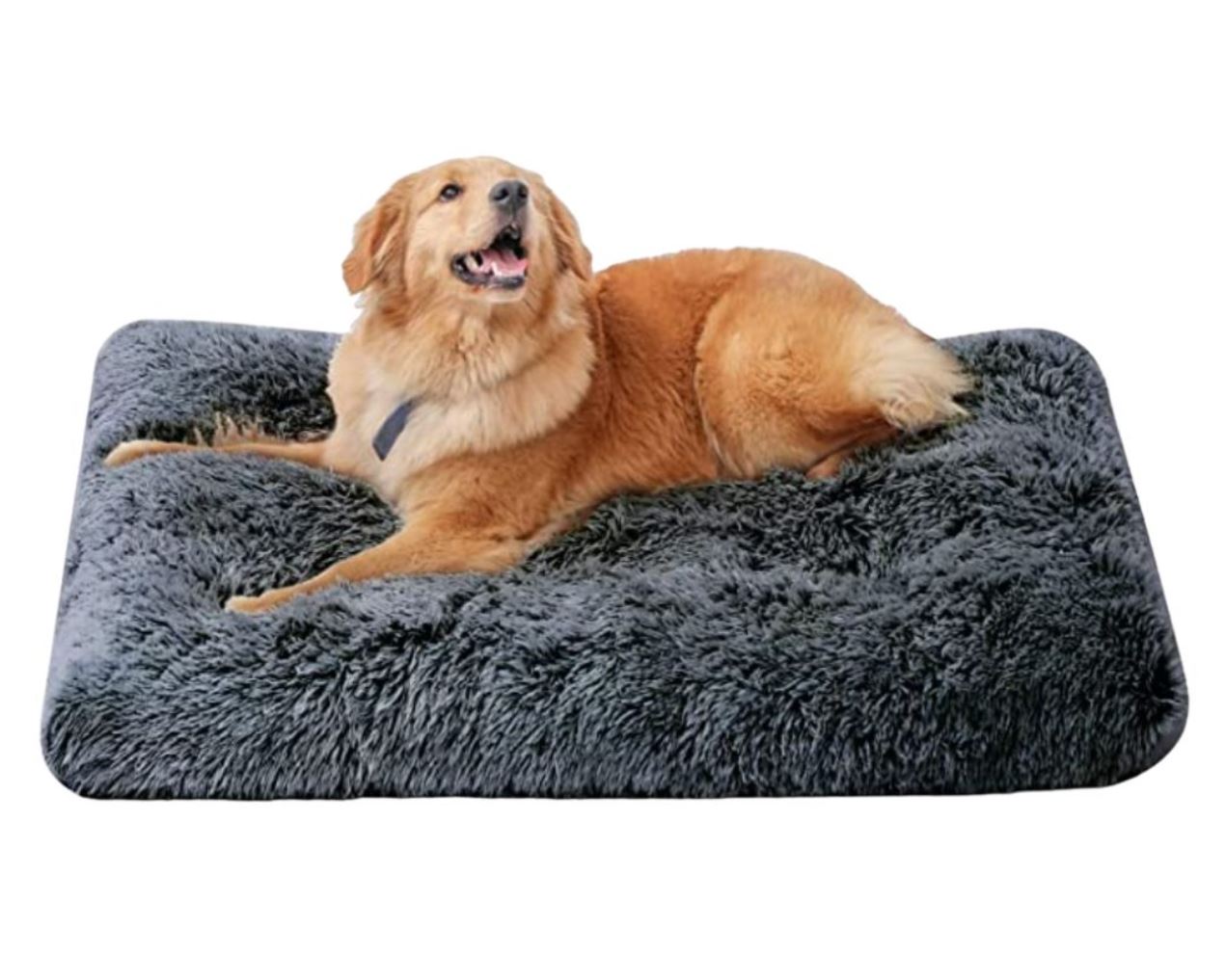Coco Kindi Plush Square Pet Bed-Dark Gray-70*105cm