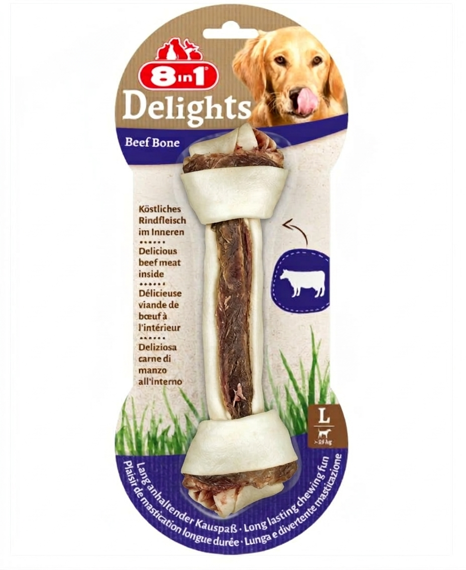 8in1 Delights Beef Bones L  85 g