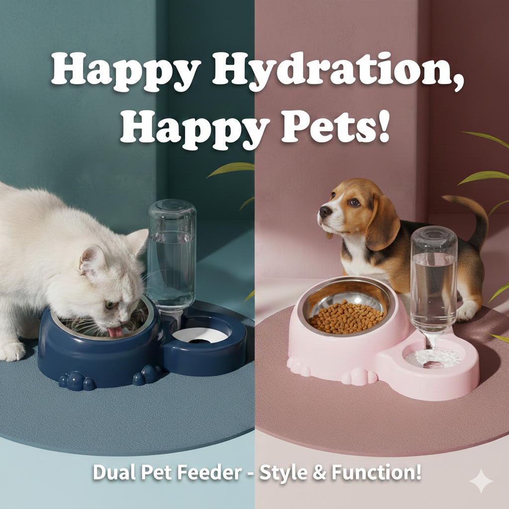 Automatic Water Dispenser for Cats and Small Dogs