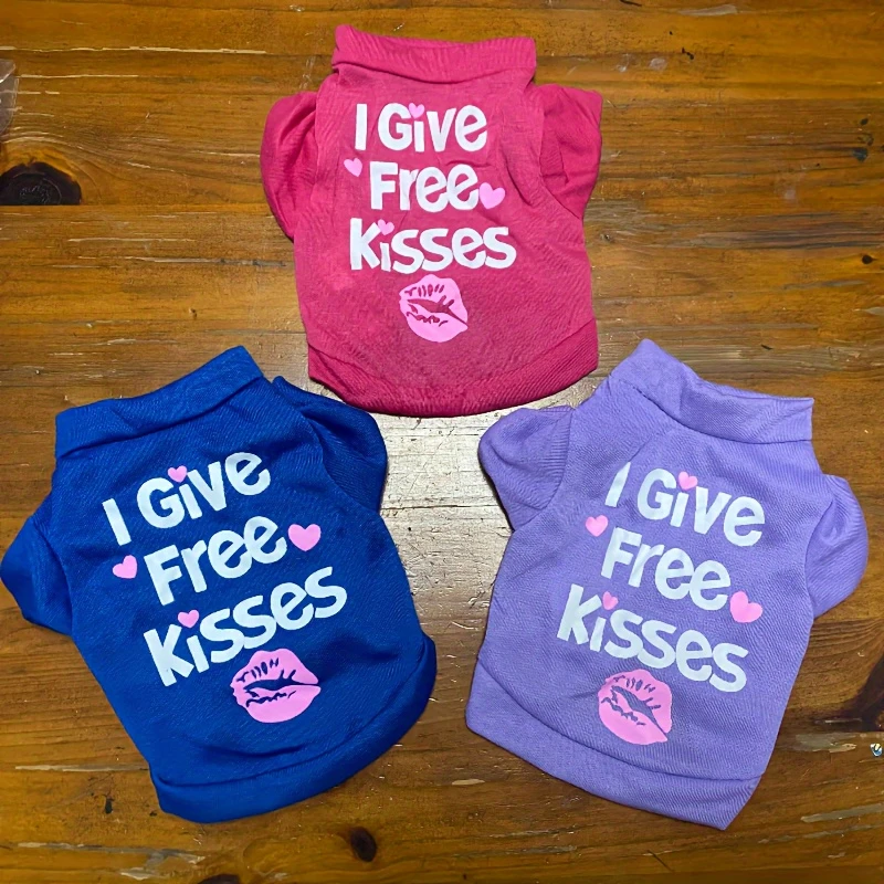 Breathable Pet T-Shirts Large for Small Breeds
