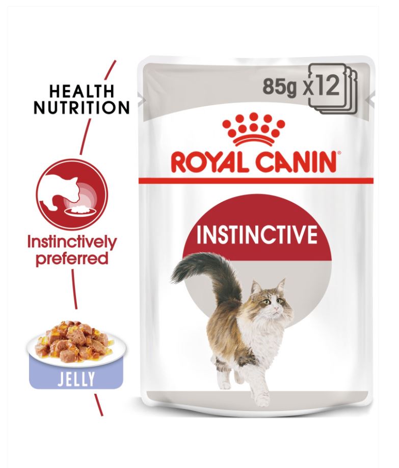 Feline Health Nutrition Instinctive Adult Cats Jelly (Wet Food - Pouches) 12 x 85 g