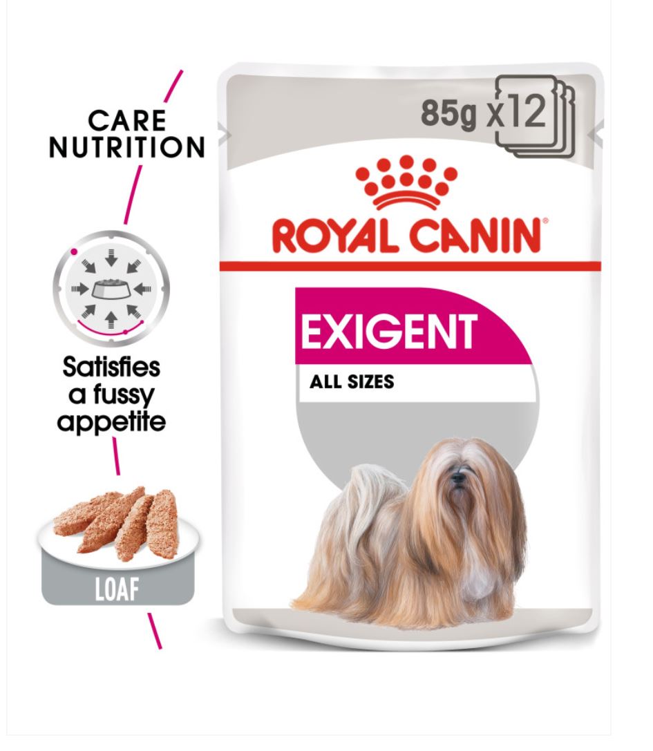 Canine Care Nutrition Exigent (Wet Food- Pouches) 12 x 85 g