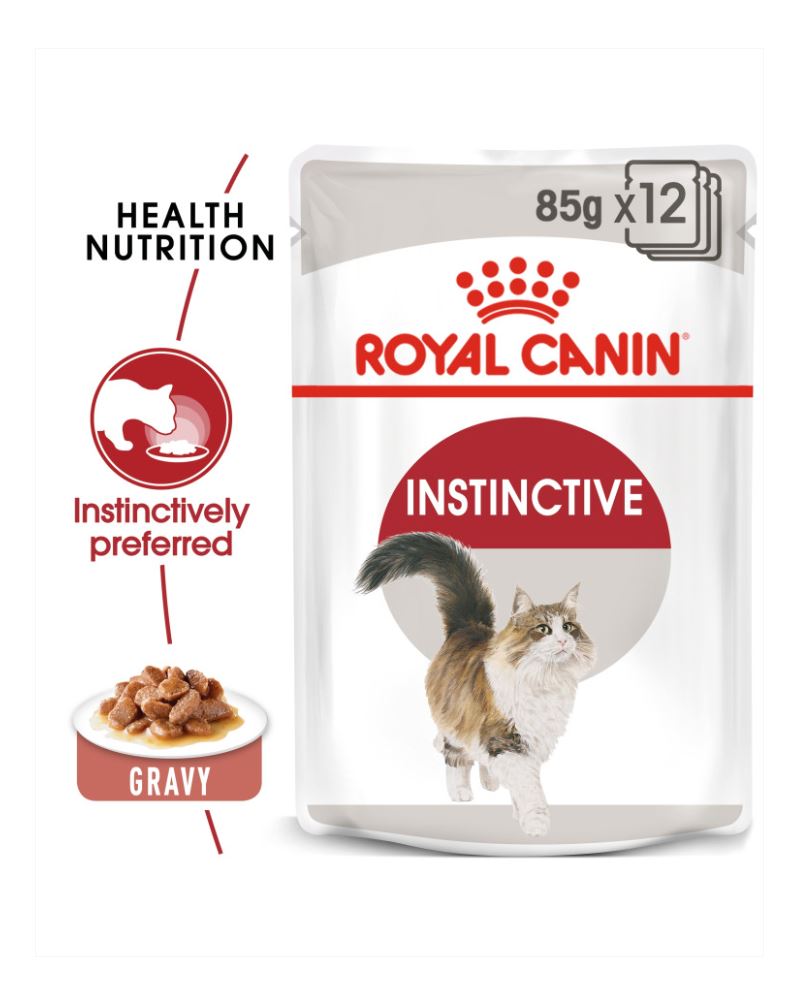 Feline Health Nutrition Instinctive Adult Cats Gravy (Wet Food - Pouches) 12 x 85 g