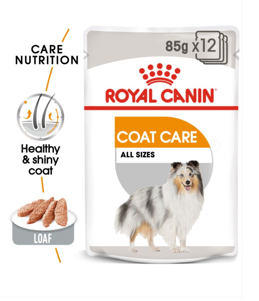 Canine Care Nutrition Coat Care (Wet Food - Pouches) 12 x 85 g