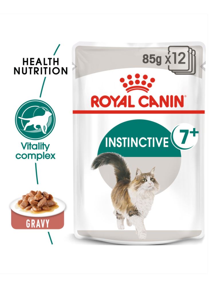 Feline Health Nutrition Instinctive 7+ Gravy (Wet Food - Pouches) 12 x 85 g