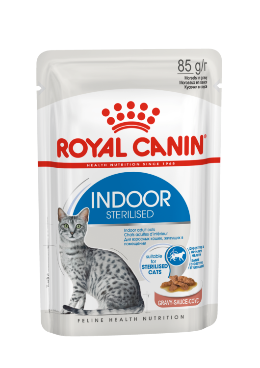 Royal Canin Feline Indoor (WET FOOD - Pouches) 12 x 85g