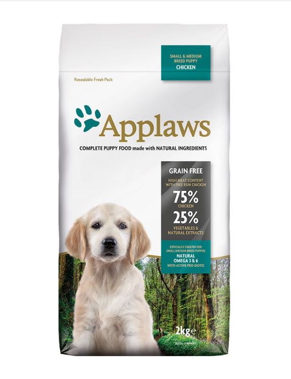 Applaws Chicken Small & Medium Breed Dry Puppy Food 2KG