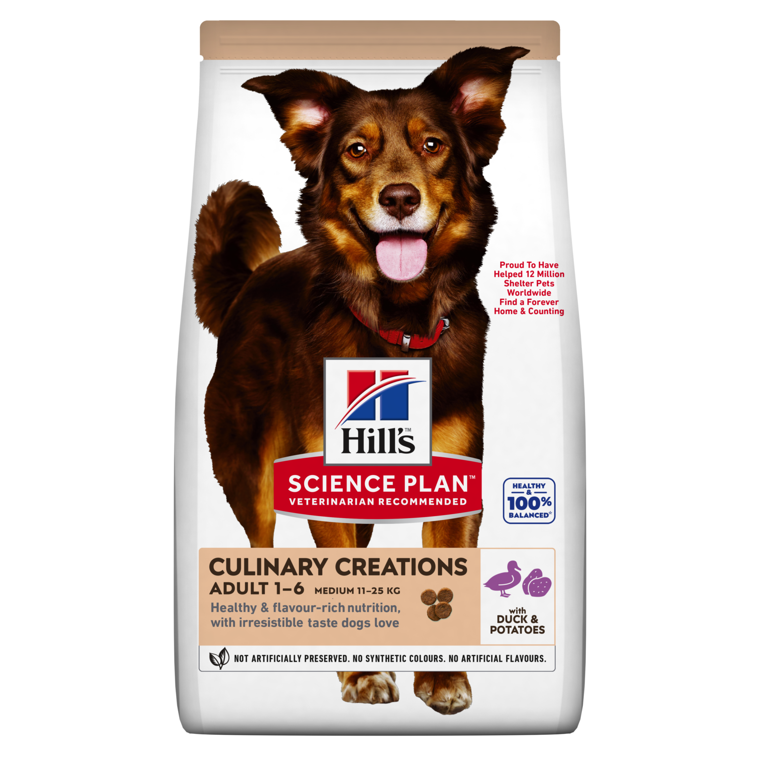 Hill’s Science Plan Culinary Creations Duck and Potato Dog food (14Kg)