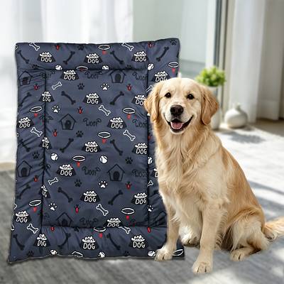 Square Cartoon Print Thick All-Season Pet Bed Pad 70 x 90cm