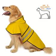 Dog Raincoat Hooded Cape 4XL