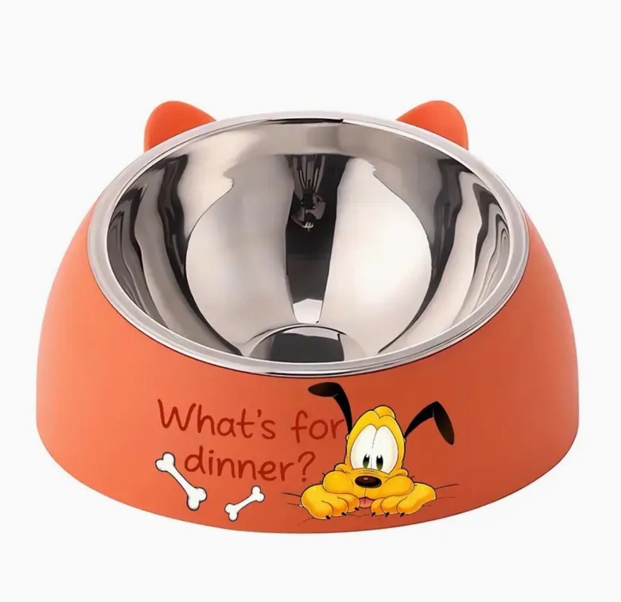 Pluto's Pet Bowl Orange
