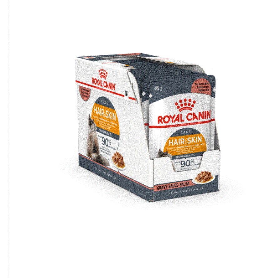 Feline Care Nutrition Hair & Skin Gravy (Wet Food - Pouches) 12 x 85 g
