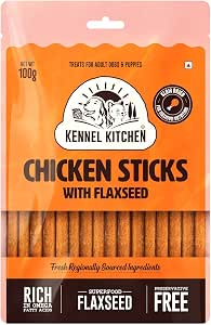 Kennel Kitchen All Life Stages Soft Baked Chicken Stick Treats for Dogs 100g