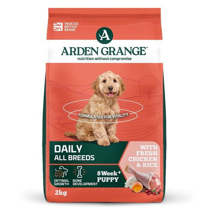 Arden Grange Daily All Breeds Puppy with Fresh Chicken & Rice Dry Dog Food