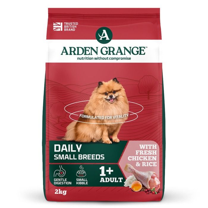 Arden Grange Daily Small Breeds Adult with Fresh Chicken & Rice Dry Dog Food