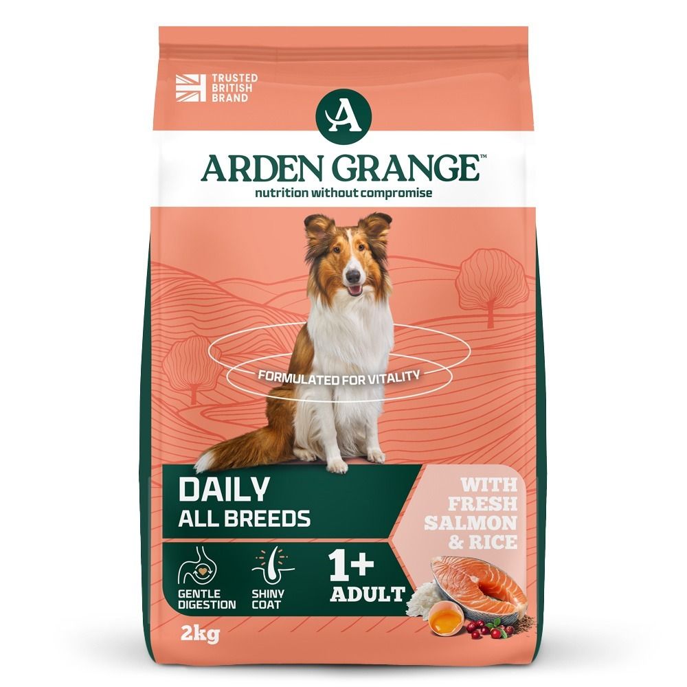 Arden Grange Daily All Breeds Adult Salmon & Rice Dry Dog Food