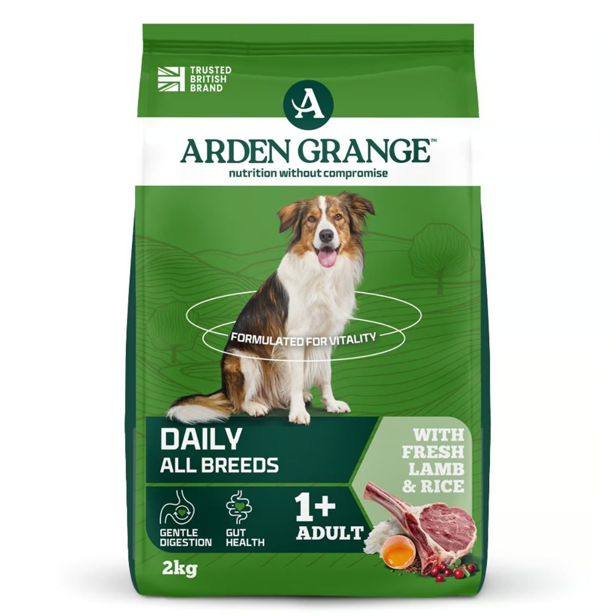 Arden Grange Daily All Breeds Adult Fresh Lamb & Rice Dry Dog Food