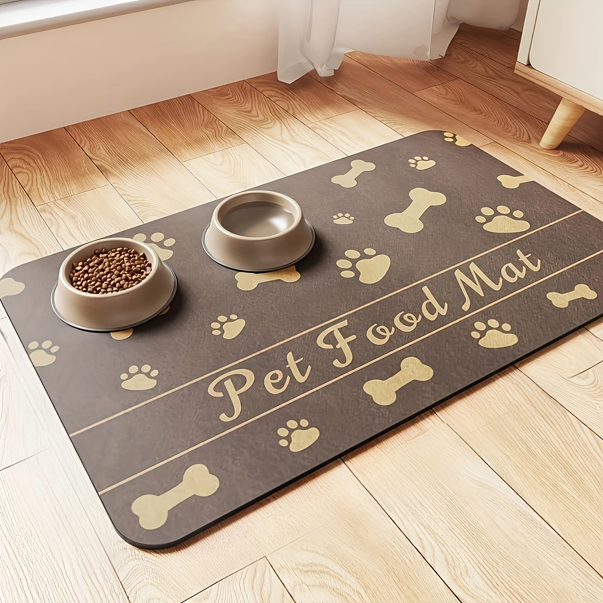 Quick-Dry Absorbent Pet Feeding Mat