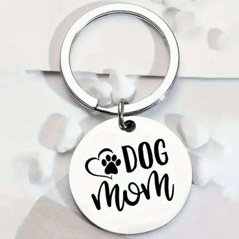 Dog Mom Keychain