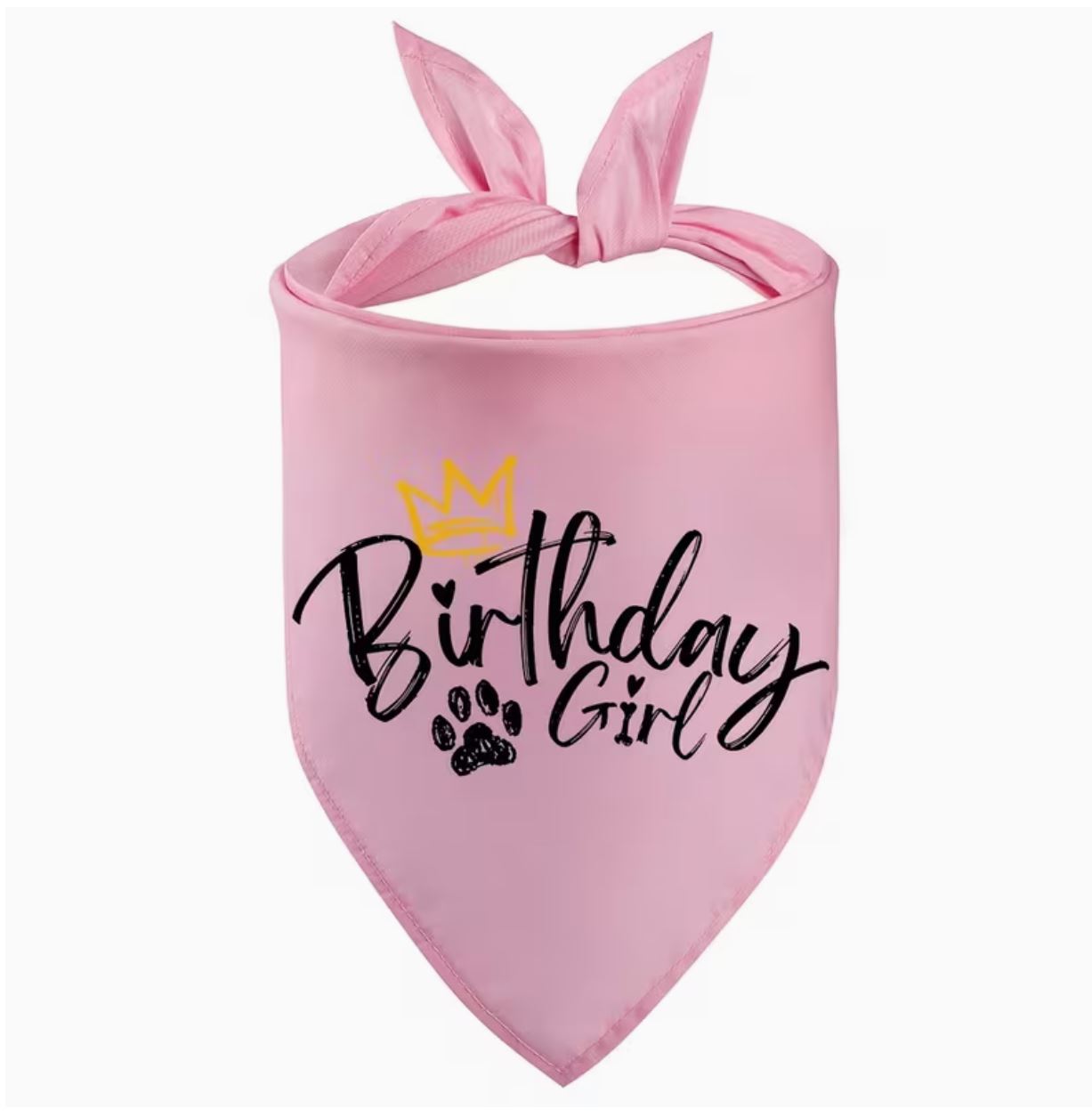 Birthday Girl Pink Scarf Large