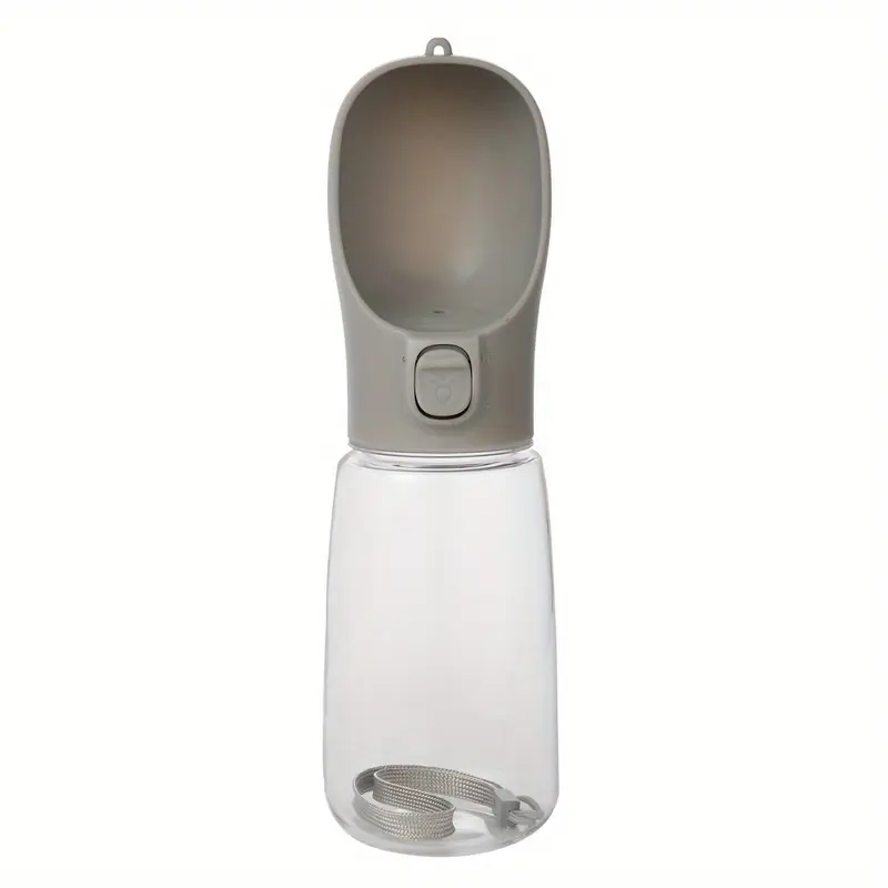 Leak-Proof Portable Dog Water Bottle 550ml Grey