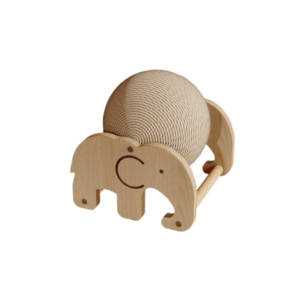 Sisal Hemp Cats Scratching Elephant Toys