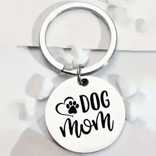 Dog Mom Keychain