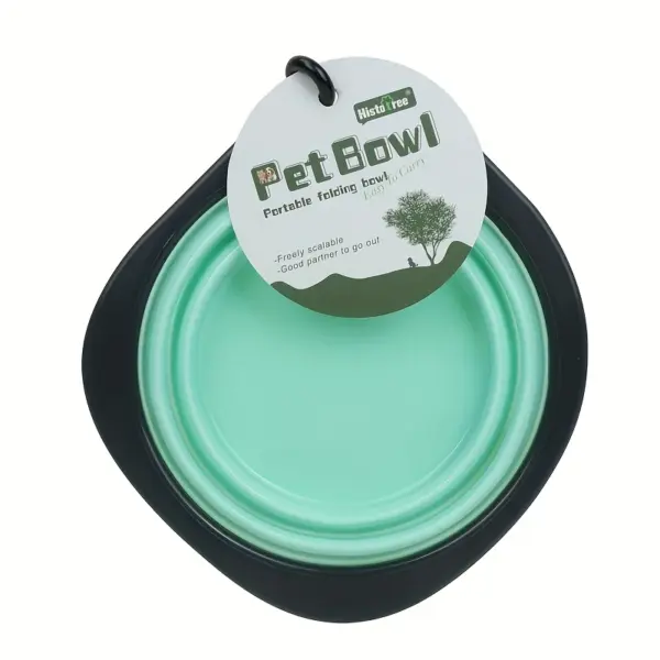 Portable Collapsible Dog Bowl with Carabiner