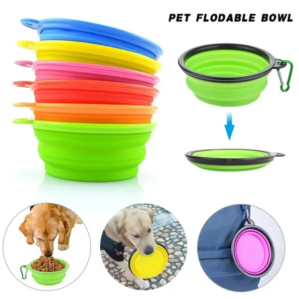 Portable Foldable Pet Bowl 350ml