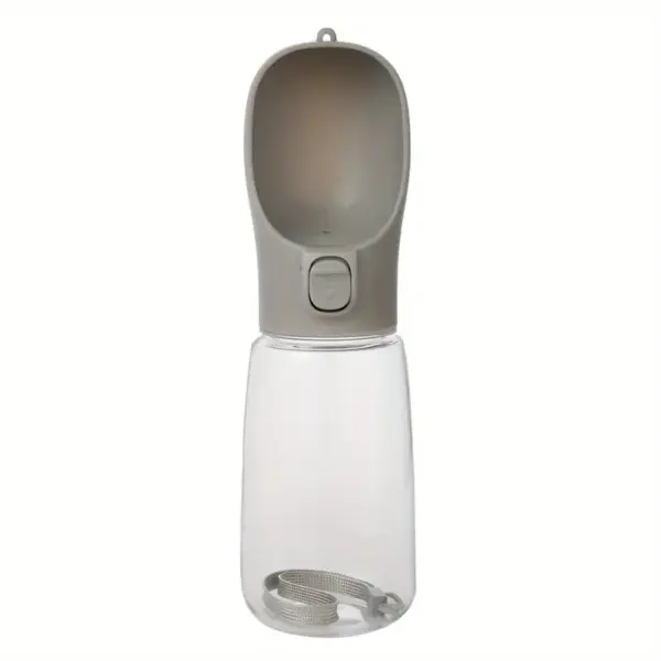 Leak-Proof Portable Dog Water Bottle 550ml Grey