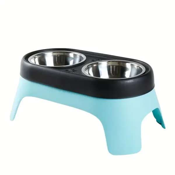 Elevated Dog Feeder with Dual Stainless Steel Bowls