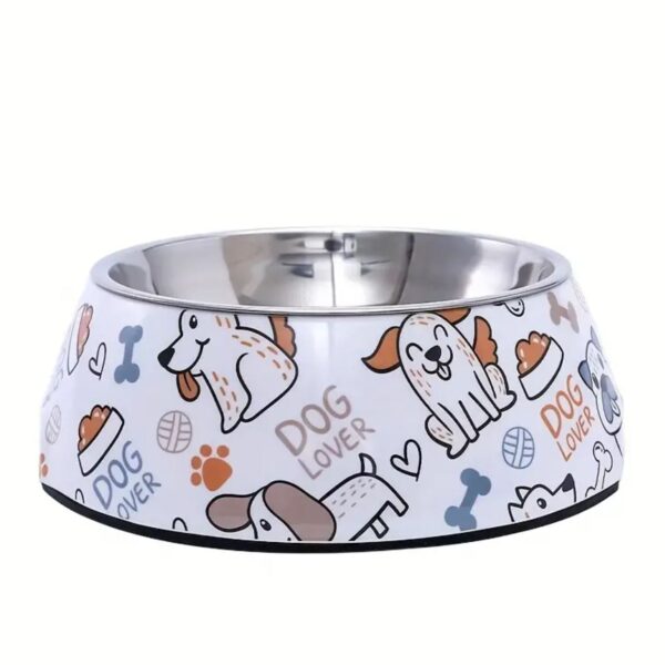 HOOPET Double-Layer Stainless Steel Pet Food Bowl