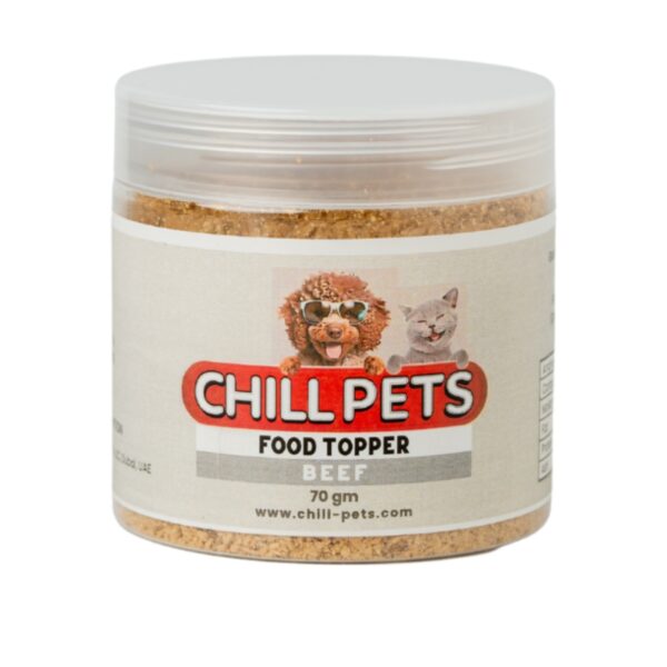Chill Pets Beef Food Topper Jar 70gm